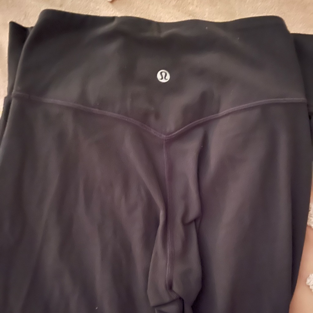 Lulu high rise align joggers in gray